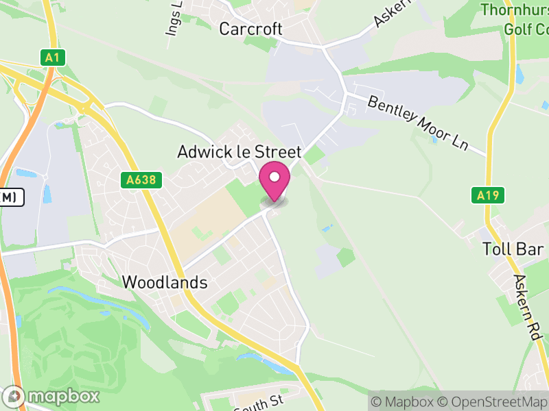 Map of Adwick Le Street Estate Agents