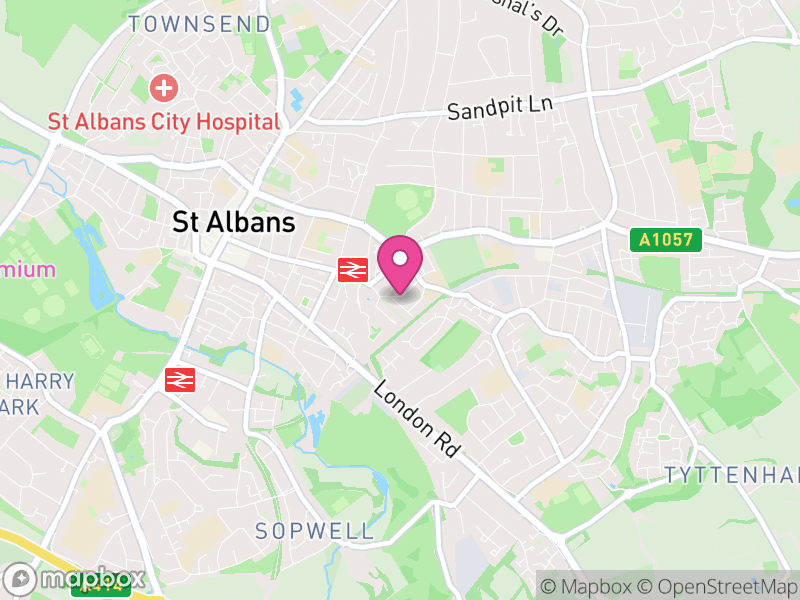 Map of AL1 Estate Agents