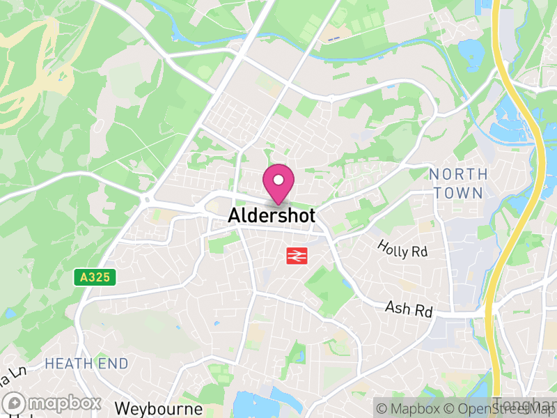 Map of Aldershot Estate Agents