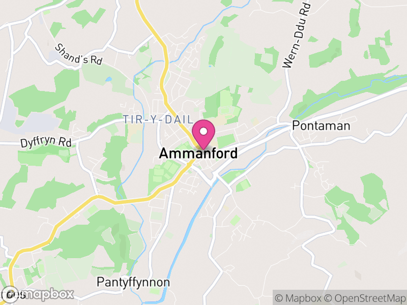 Map of Ammanford Estate Agents