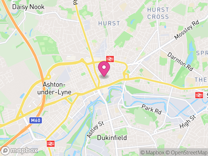 Map of Ashton Under Lyne Estate Agents