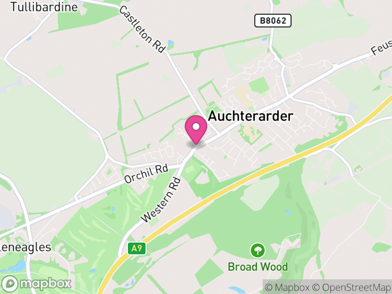 Map of Auchterarder Estate Agents