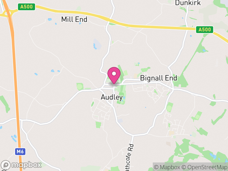 Map of Audley Estate Agents