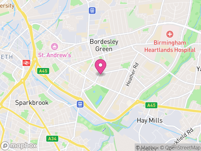 Map of B10 Estate Agents