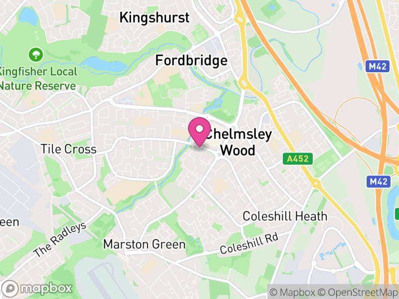 Map of B37 Estate Agents