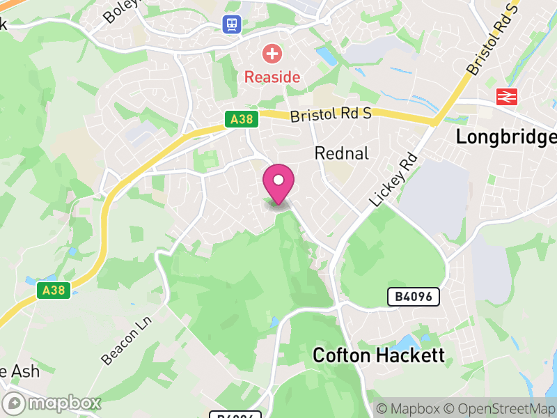 Map of B45 Estate Agents