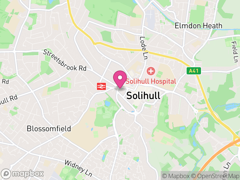 Map of B91 Estate Agents