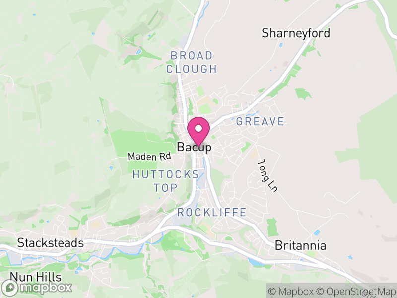 Map of Bacup Estate Agents