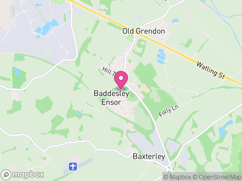 Map of Baddesley Ensor Estate Agents