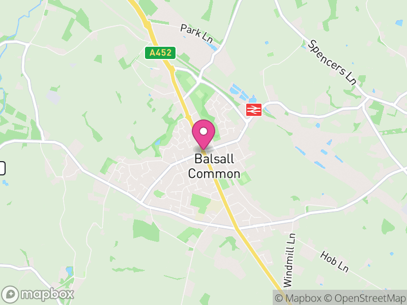 Map of Balsall Common Estate Agents