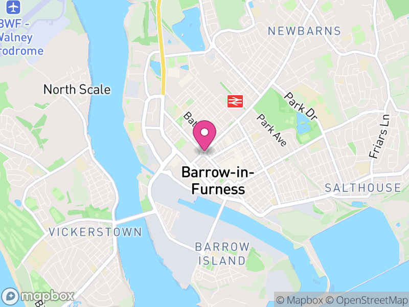Map of Barrow In Furness Estate Agents