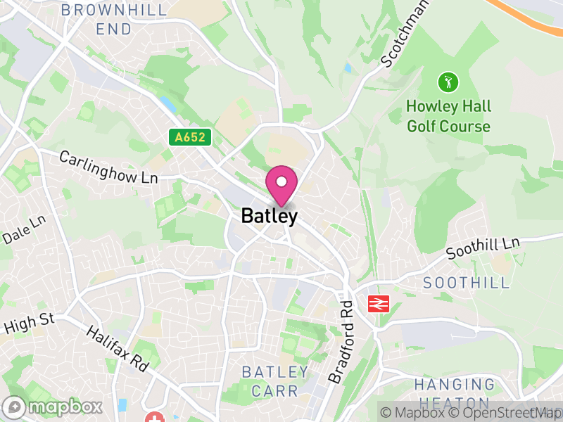Map of Batley Estate Agents