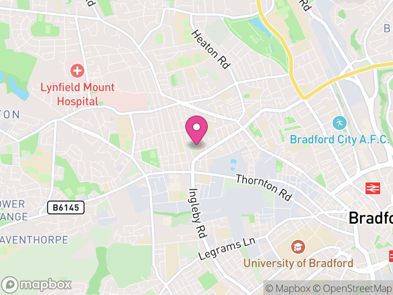 Map of BD8 Estate Agents