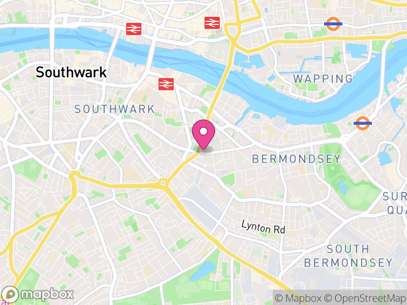 Map of Bermondsey Estate Agents