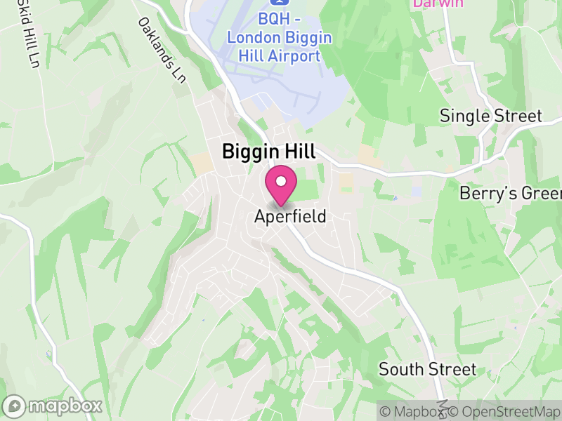 Map of Biggin Hill Estate Agents