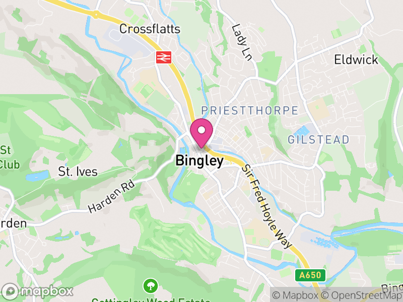 Map of Bingley Estate Agents