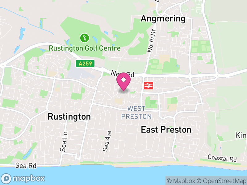 Map of BN16 Estate Agents