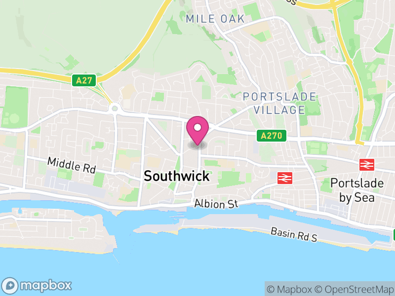 Map of BN42 Estate Agents