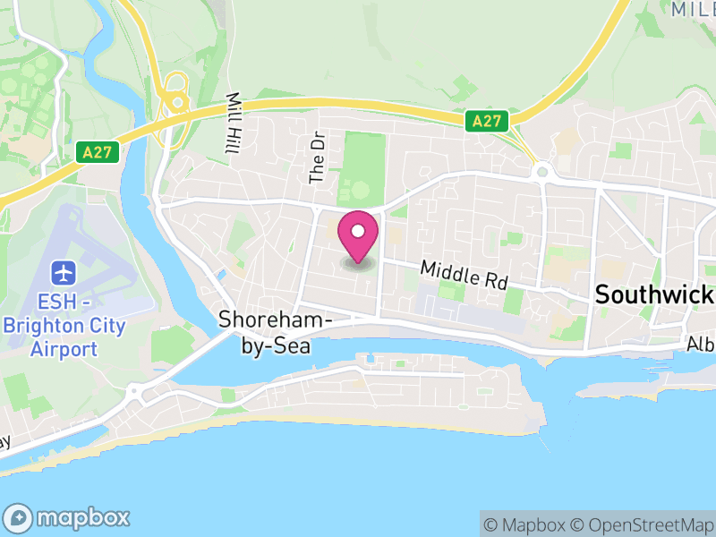 Map of BN43 Estate Agents