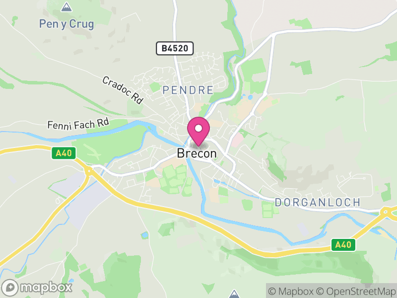 Map of Brecon Estate Agents