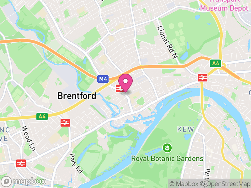Map of Brentford Estate Agents