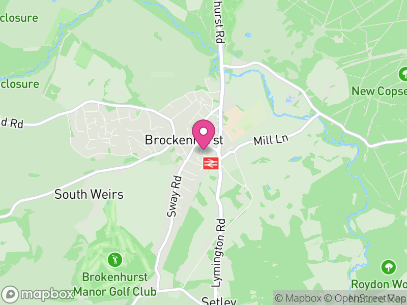 Map of Brockenhurst Estate Agents