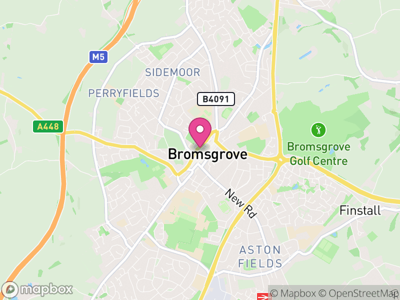 Map of Bromsgrove Estate Agents