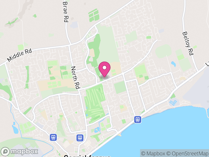 Map of BT38 Estate Agents