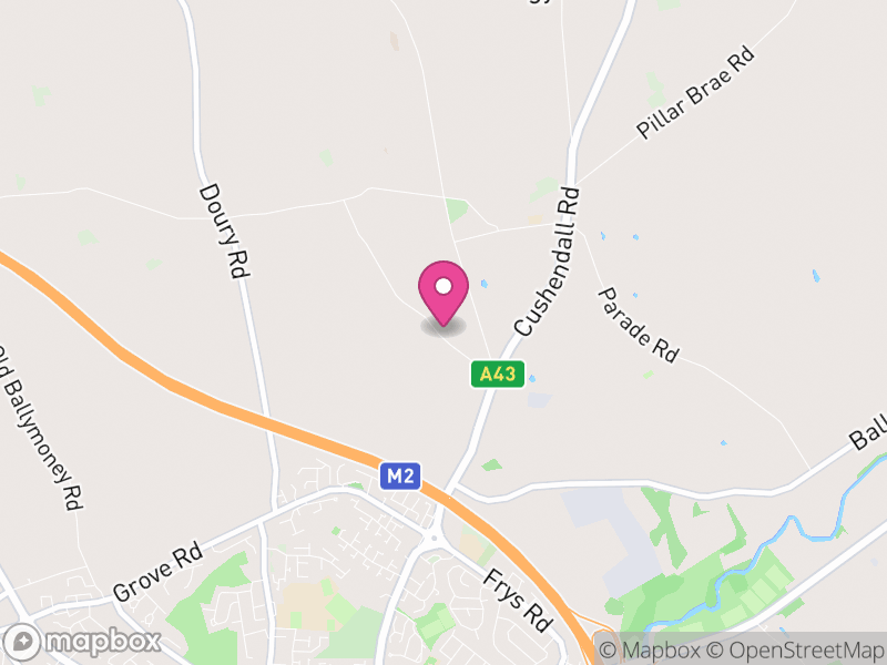 Map of BT43 Estate Agents