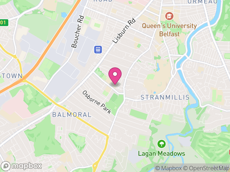 Map of BT9 Estate Agents