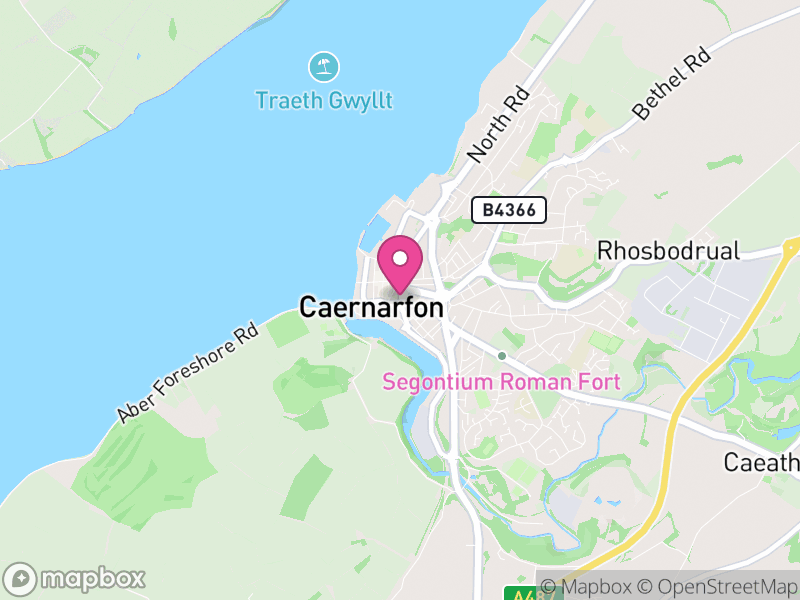 Map of Caernarfon Estate Agents