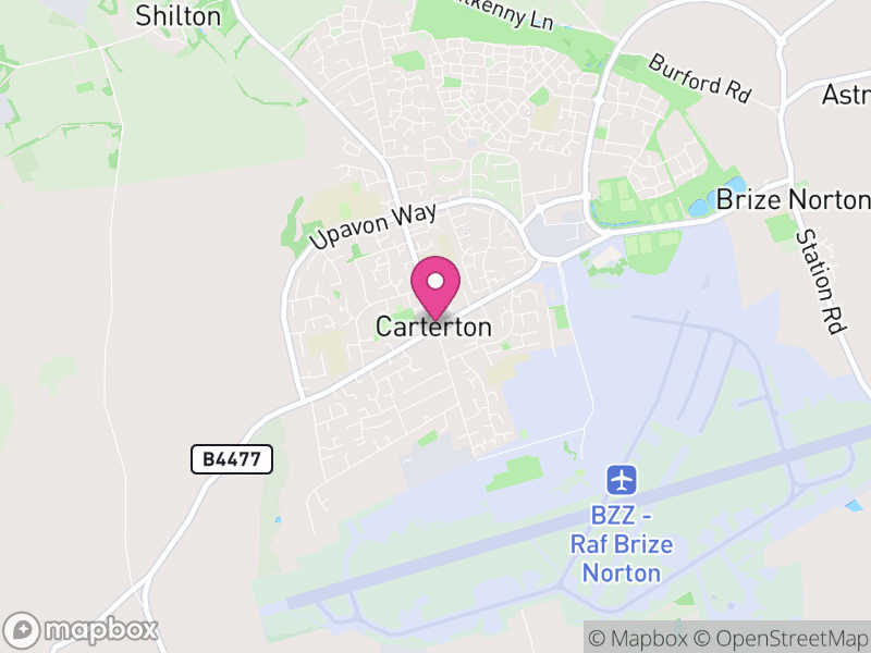 Map of Carterton Estate Agents