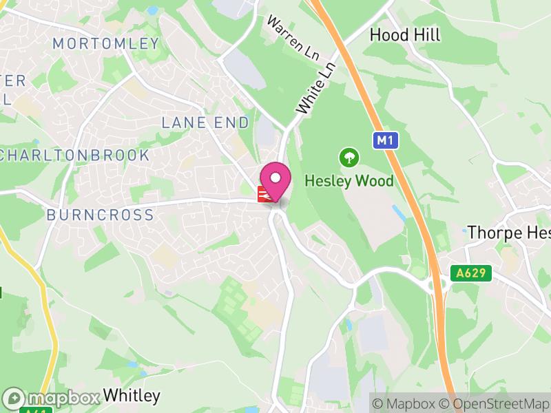 Map of Chapeltown Estate Agents