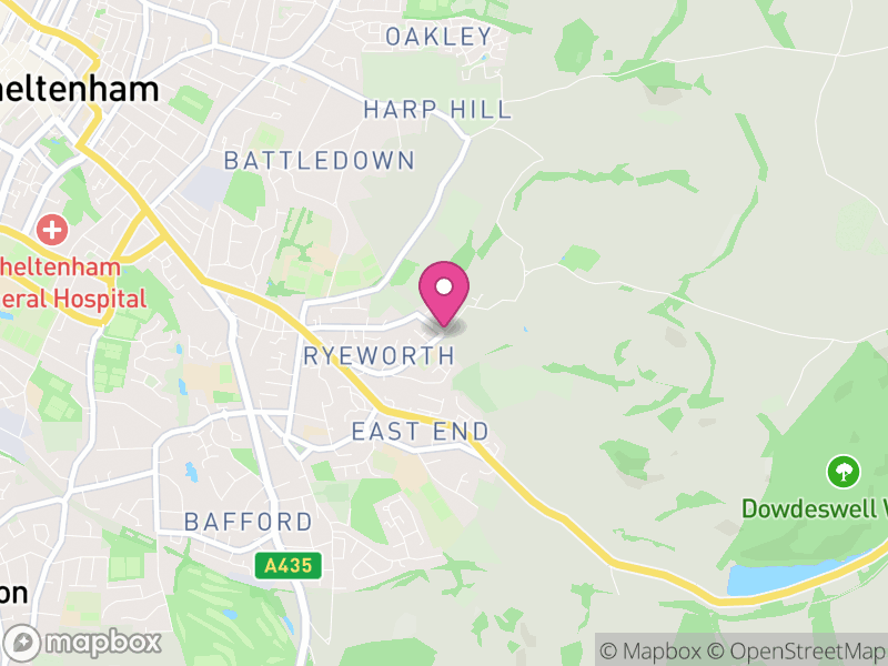 Map of Charlton Kings Estate Agents