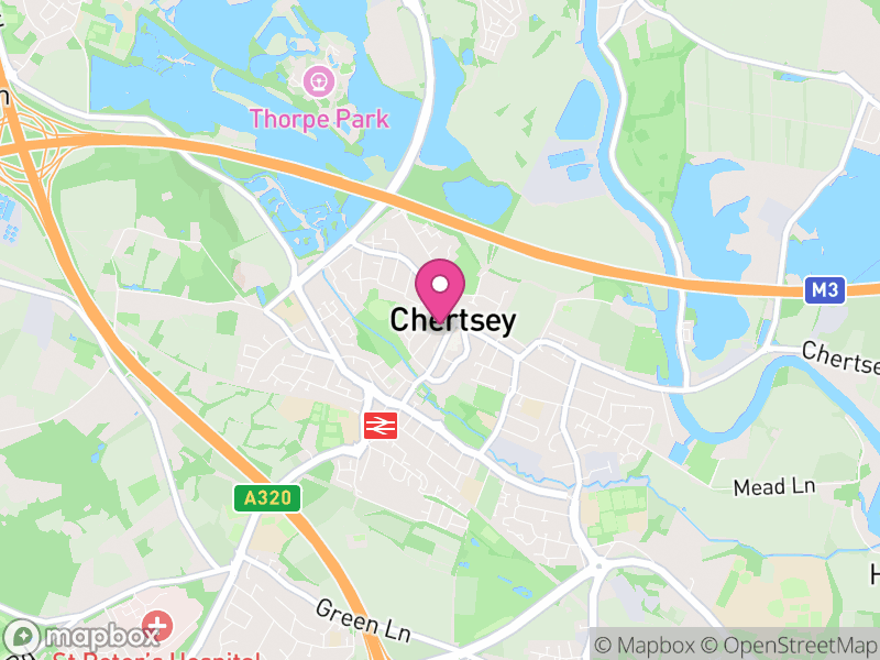 Map of Chertsey Estate Agents