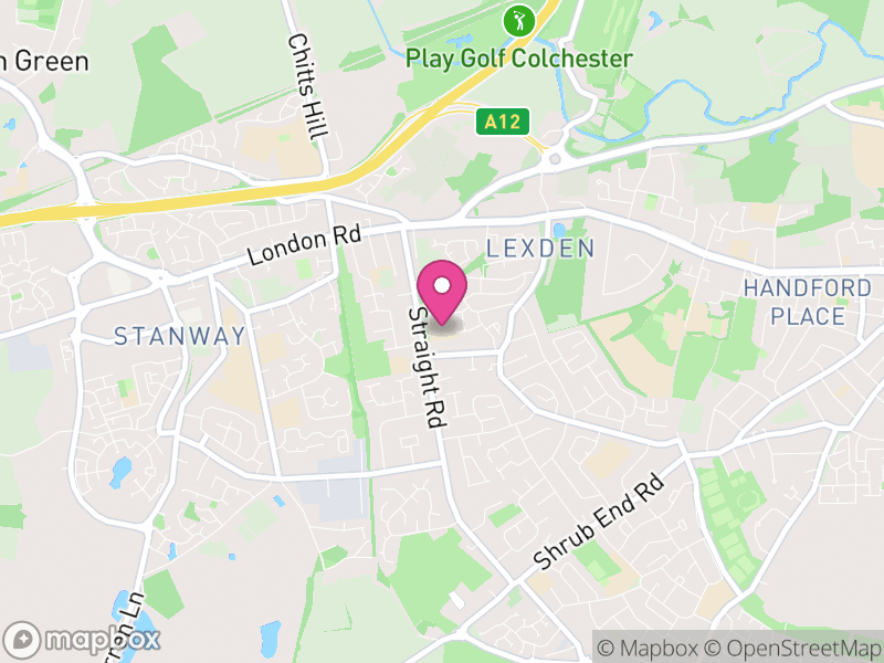 Map of CO3 Estate Agents