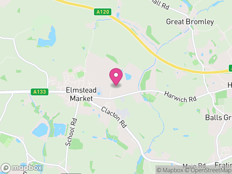 Map of CO7 Estate Agents