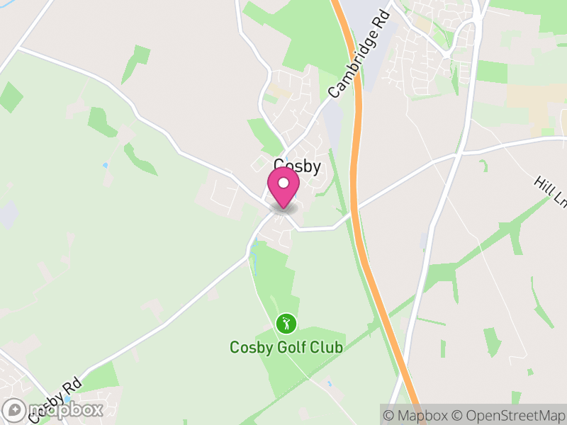Map of Cosby Estate Agents
