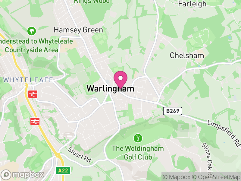 Map of CR6 Estate Agents