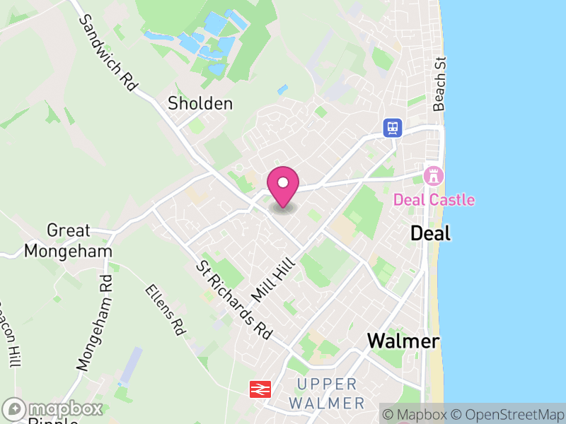 Map of CT14 Estate Agents