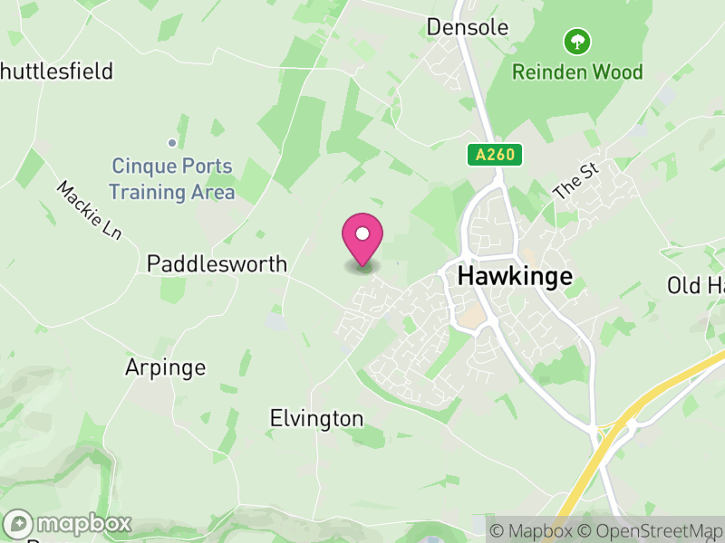 Map of CT18 Estate Agents