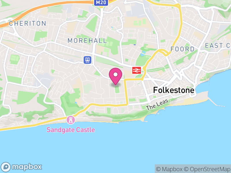 Map of CT20 Estate Agents