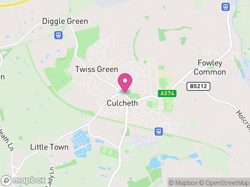 Map of Culcheth Estate Agents