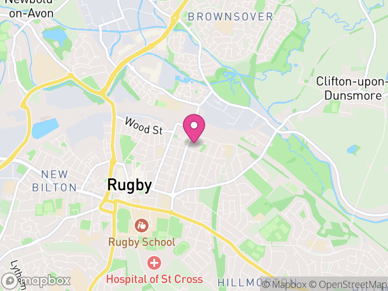 Map of CV21 Estate Agents