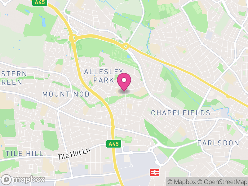 Map of CV5 Estate Agents