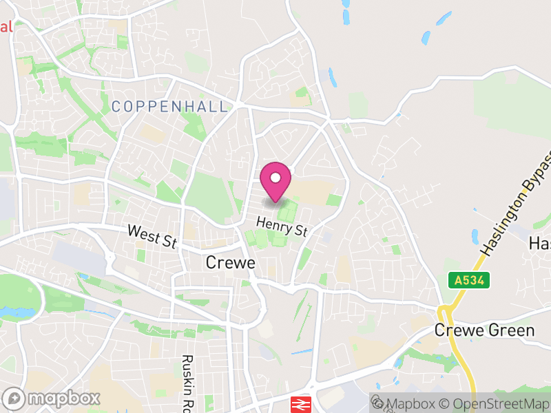 Map of CW1 Estate Agents