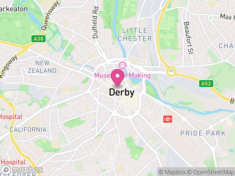 Map of DE1 Estate Agents