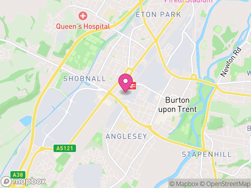 Map of DE14 Estate Agents