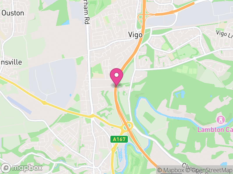 Map of DH3 Estate Agents