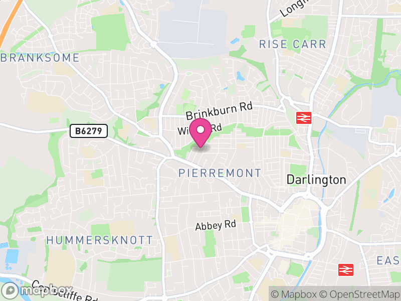 Map of DL3 Estate Agents